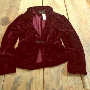 Vintage Velvet Blazer Coat
